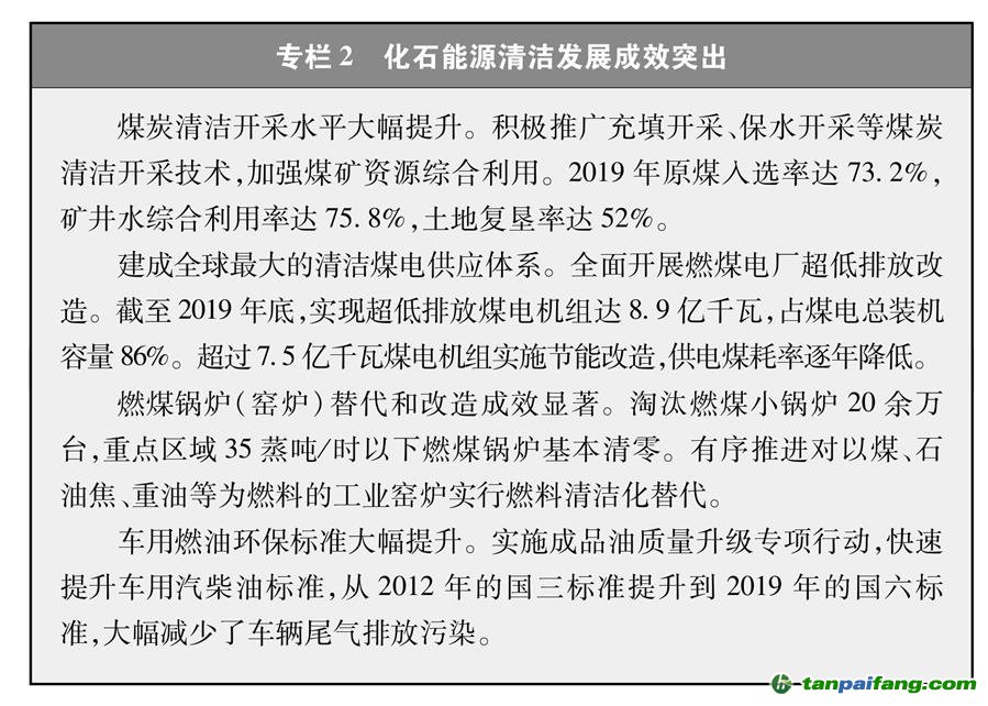（图表）［受权发布］《新时代的中国能源发展》白皮书（专栏2）