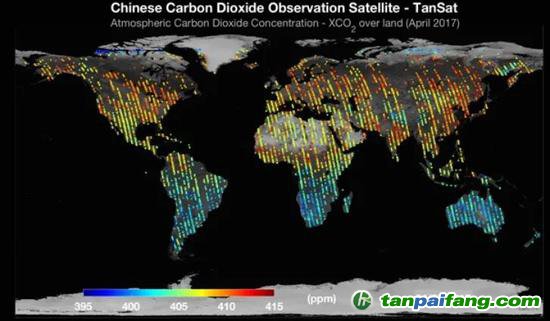我国碳卫星TanSat的二氧化碳观测数据