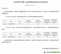 上海环境能源交易所：调整上海碳配额远期保证金参数